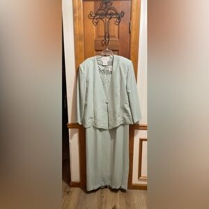 VINTAGE MOTHER OF THE BRIDE LONG DRESS BY MONTAGE BY MON CHERI SIZE 24W